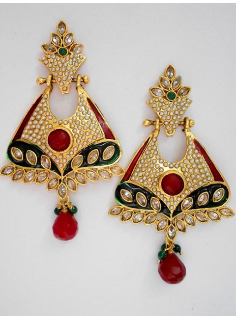 Polki Earrings